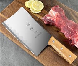 实木手柄砍骨刀